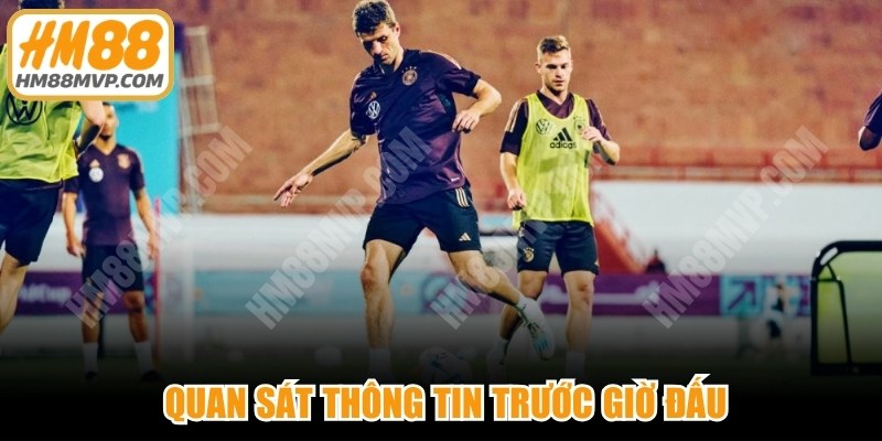 Kinh nghiệm đọc thị trường cược thông qua quan sát thông tin trước giờ đấu